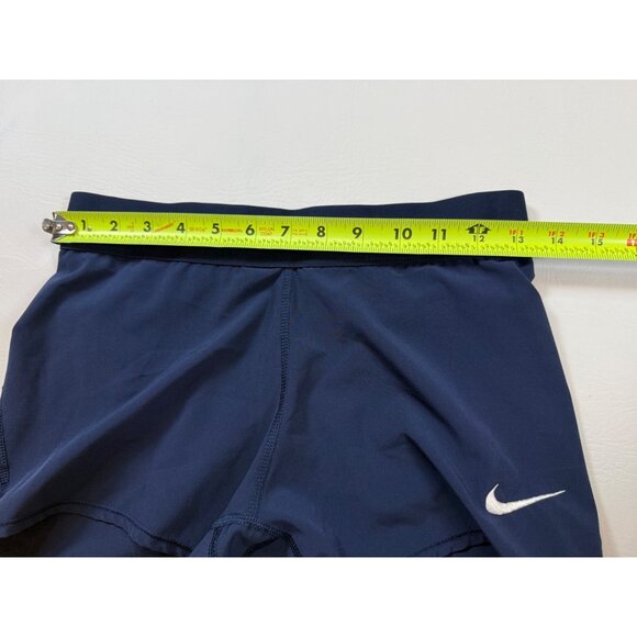 Nike Dri-FIT S Shorts navy Blue Stretchy Sportswear (bin HH127) - Picture 6 of 6
